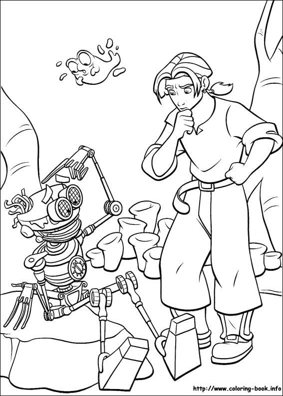 Treasure Planet coloring picture